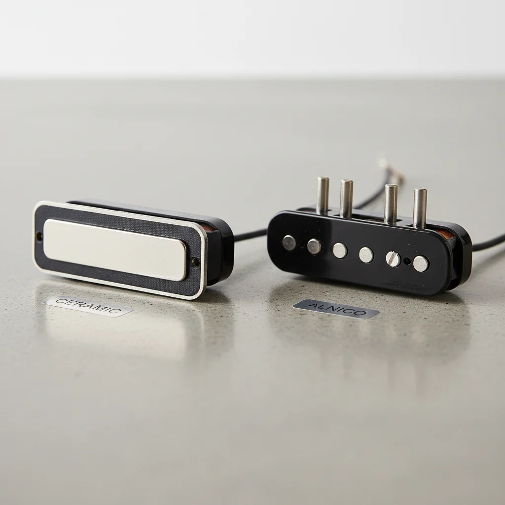 Electric Guitar Pickups: Ceramic vs. Alnico for Tone